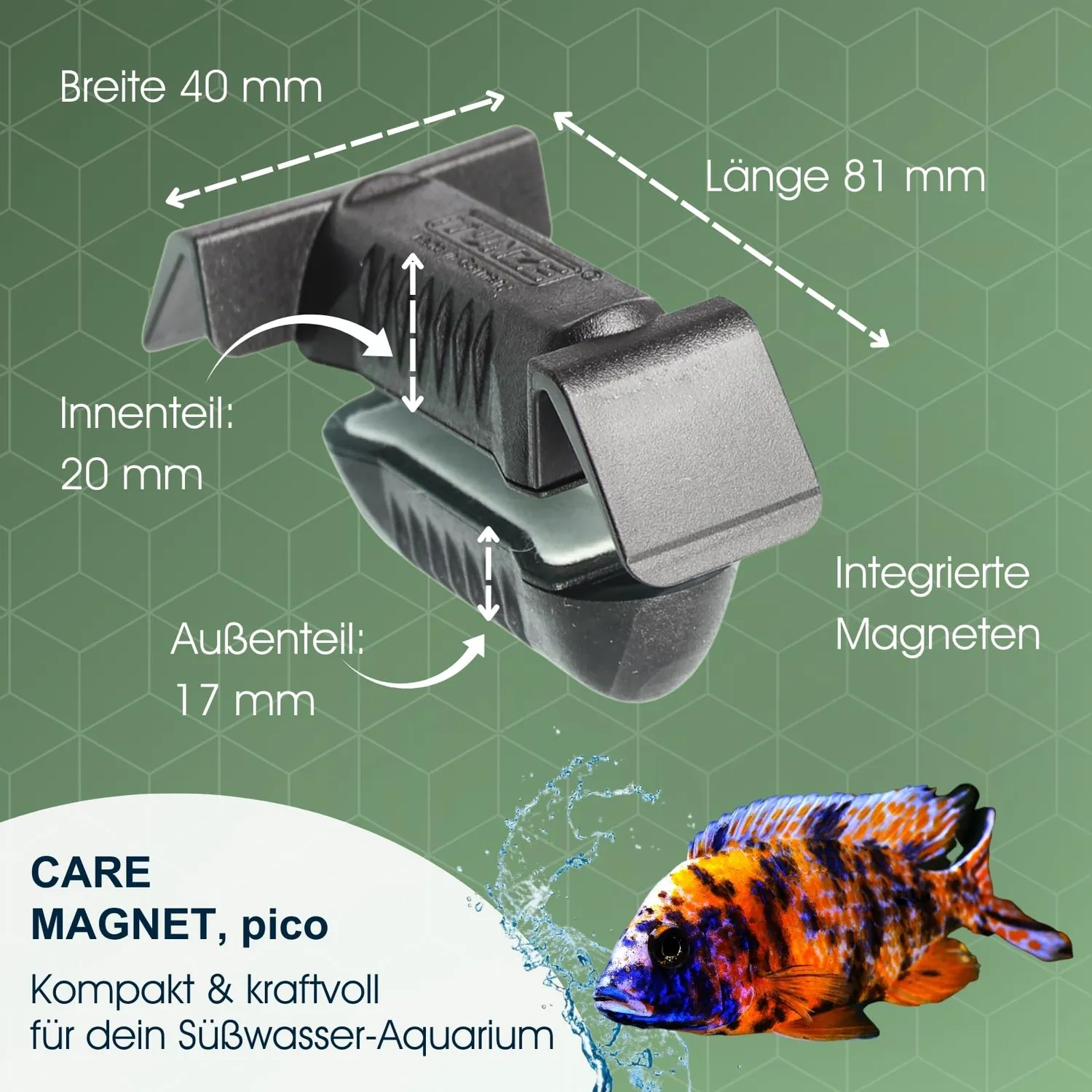 Tunze Care Magnet Pico Algenmagnet 3-6mm Glas