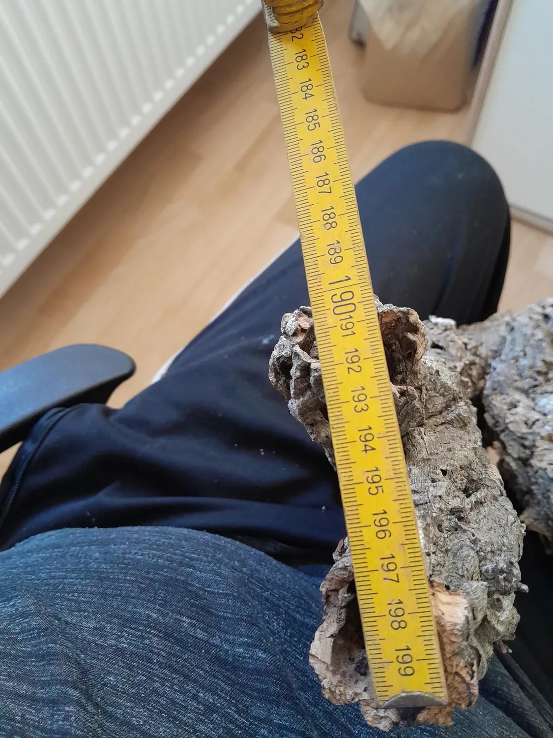 Happet Korkröhre S 40 cm Ø 5-10 cm Tunnel Naturkork