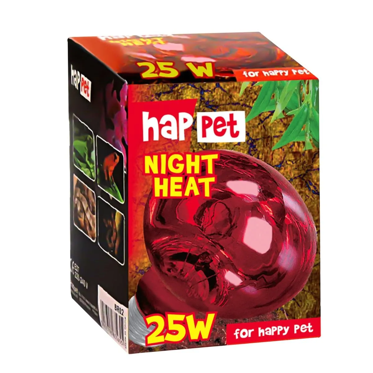 Happet Wärmelampe Rotlicht 25 W E27 Terrariumlampe