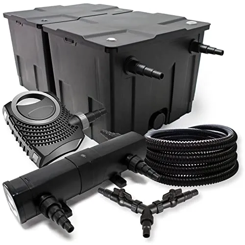 SunSun CBF-350B Teichfilter Komplettset 8000 l/h 60.000 L
