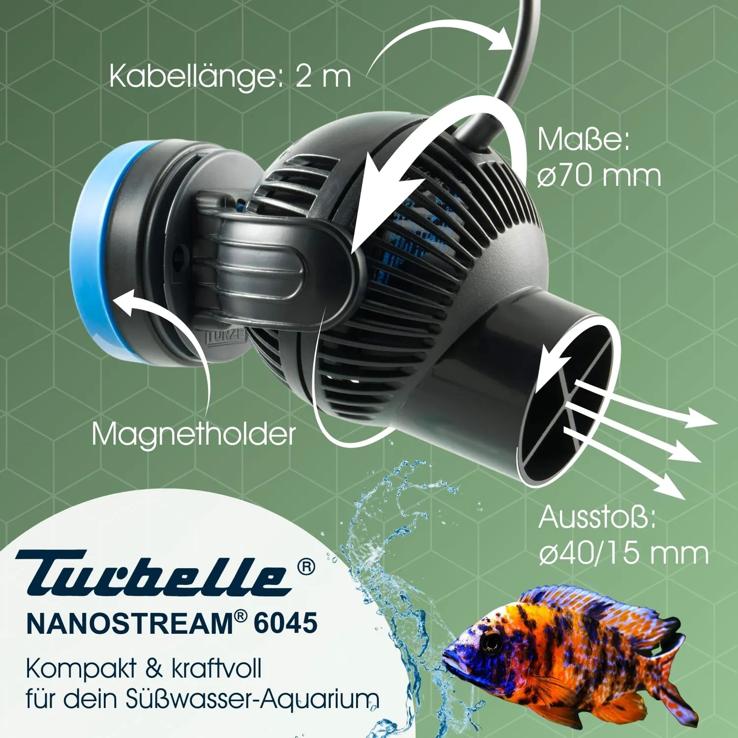 TUNZE Turbelle nanostream 6045 Strömungspumpe 4500l/h
