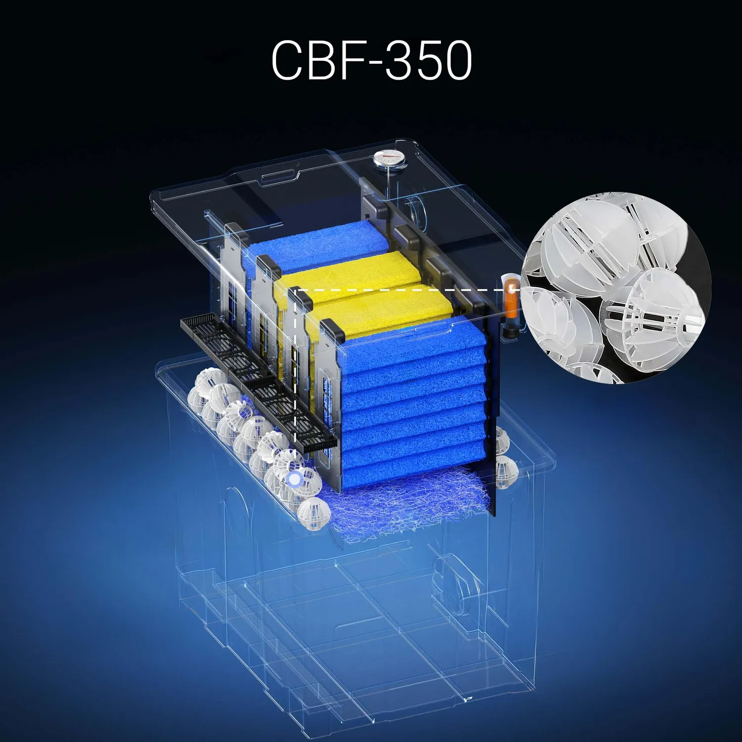 SunSun CBF-350B Biokugeln Filtermaterial 55 Stück