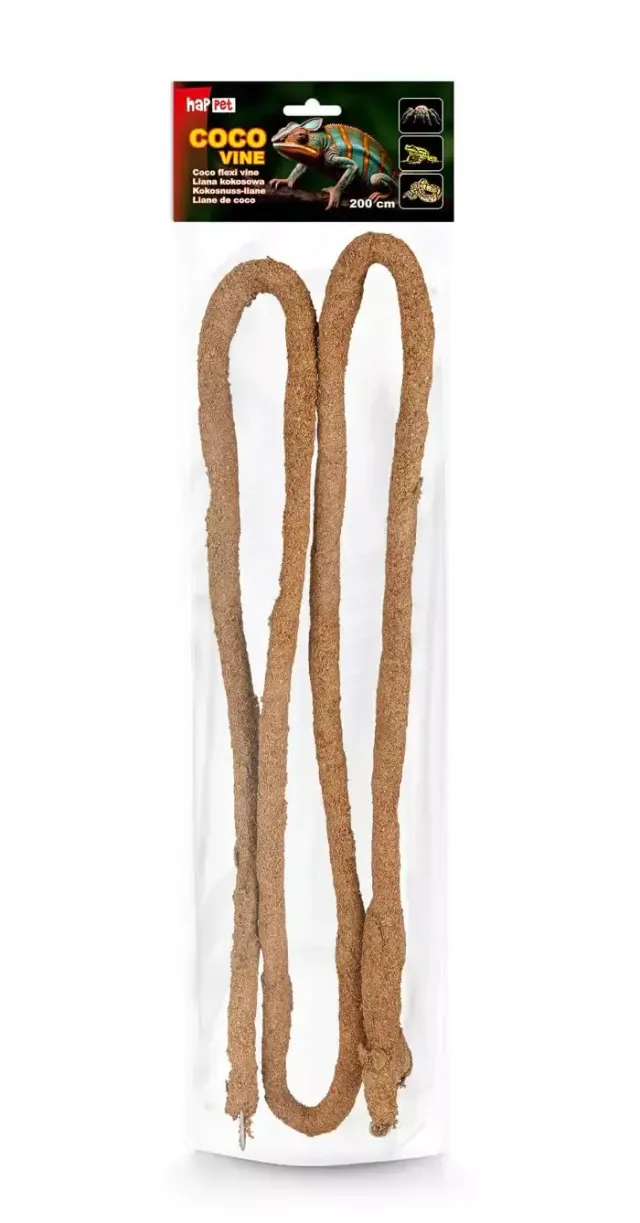 Happet Kokosliane Terrarium Kletterliane 200 cm biegsam