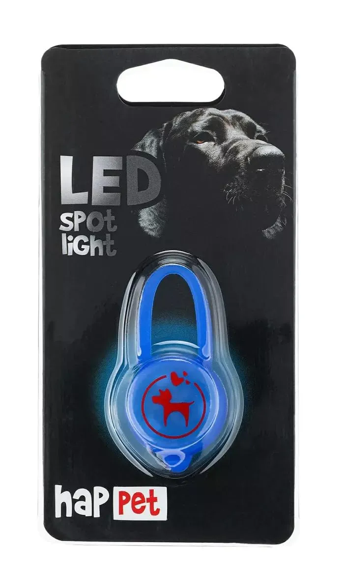 Happet LED-Anhänger Silikon Rot für Hunde Katzen