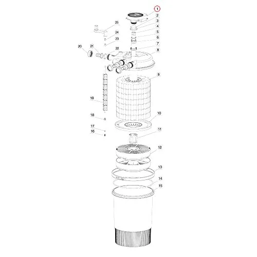 SunSun CPF-30000 Elektroanschluss Druckfilter Ersatzteil