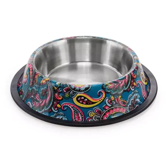 Happet Napf 12 cm 0,2 L blau Edelstahl mit Motiv