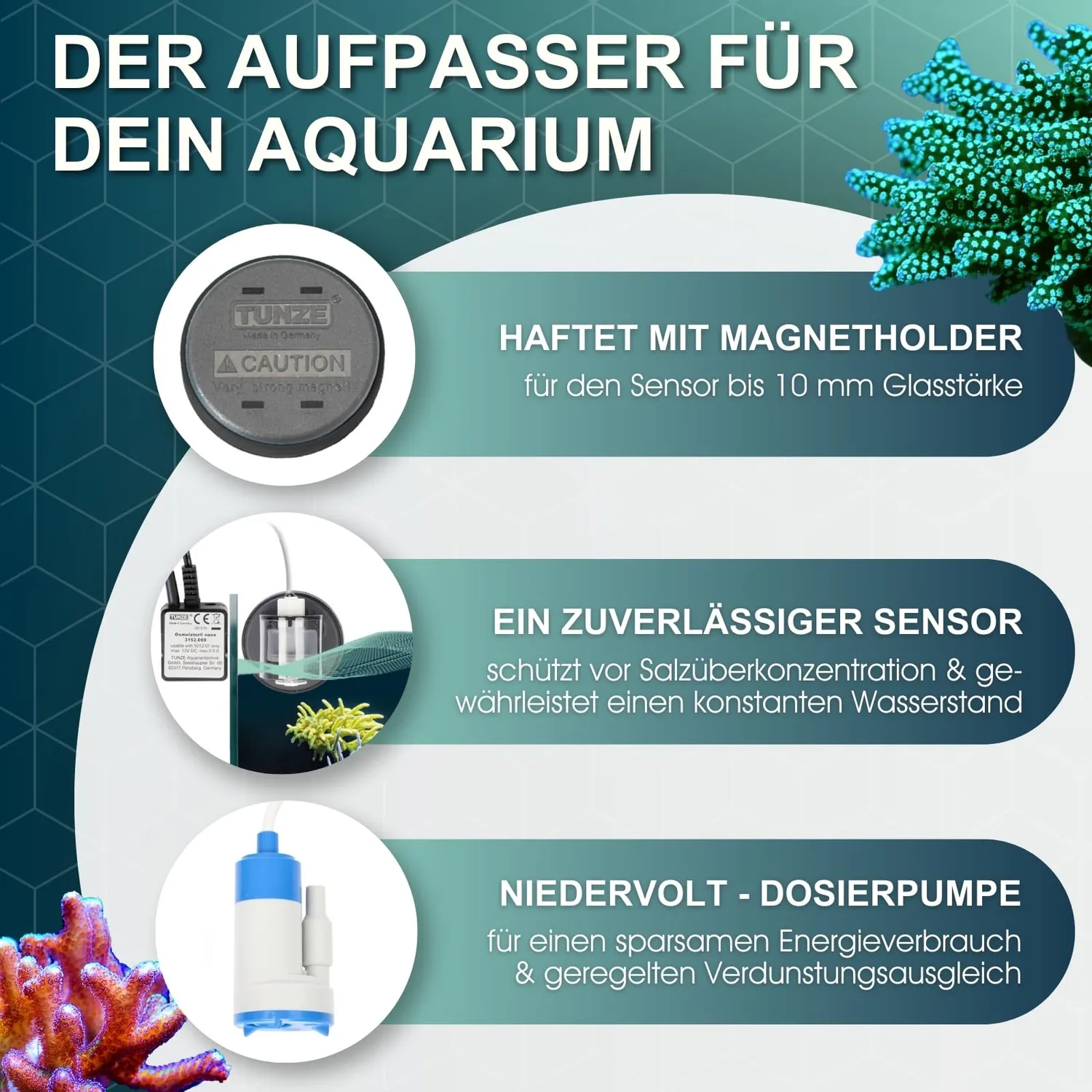 TUNZE Osmolator nano Wasserstandsregler bis 200 L