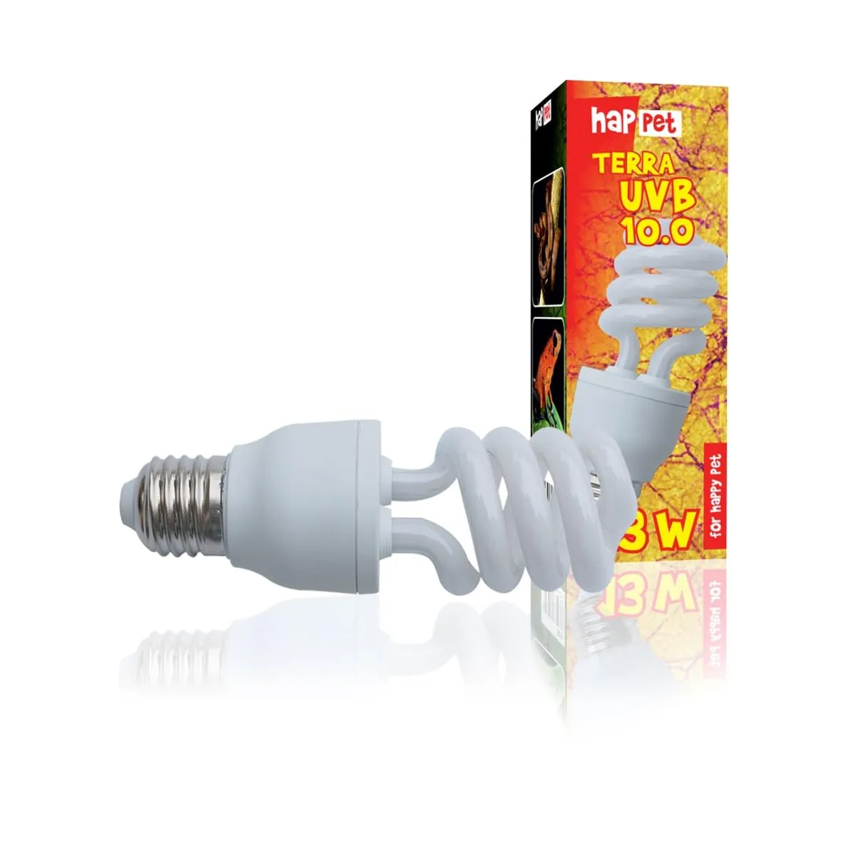 Happet UVB 5.0 Kompaktlampe 13 W E27 Terrariumlampe