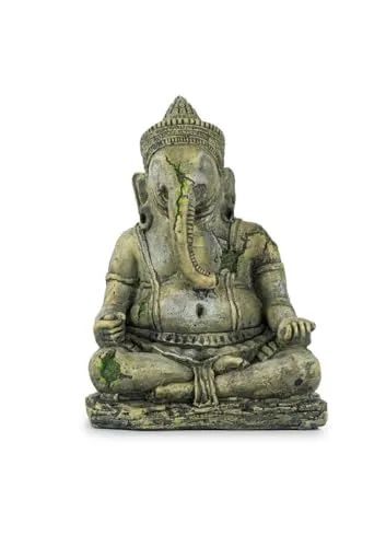 Happet Ganesha-Statue 16,5 cm Aquarium Deko Höhle