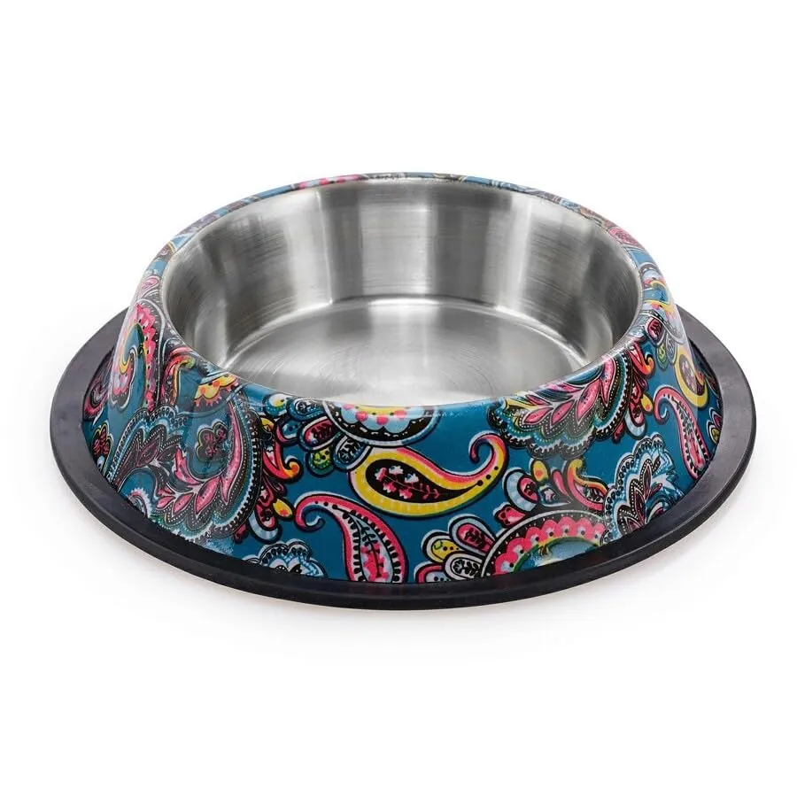 Happet Napf 12 cm 0,2 L blau Edelstahl mit Motiv