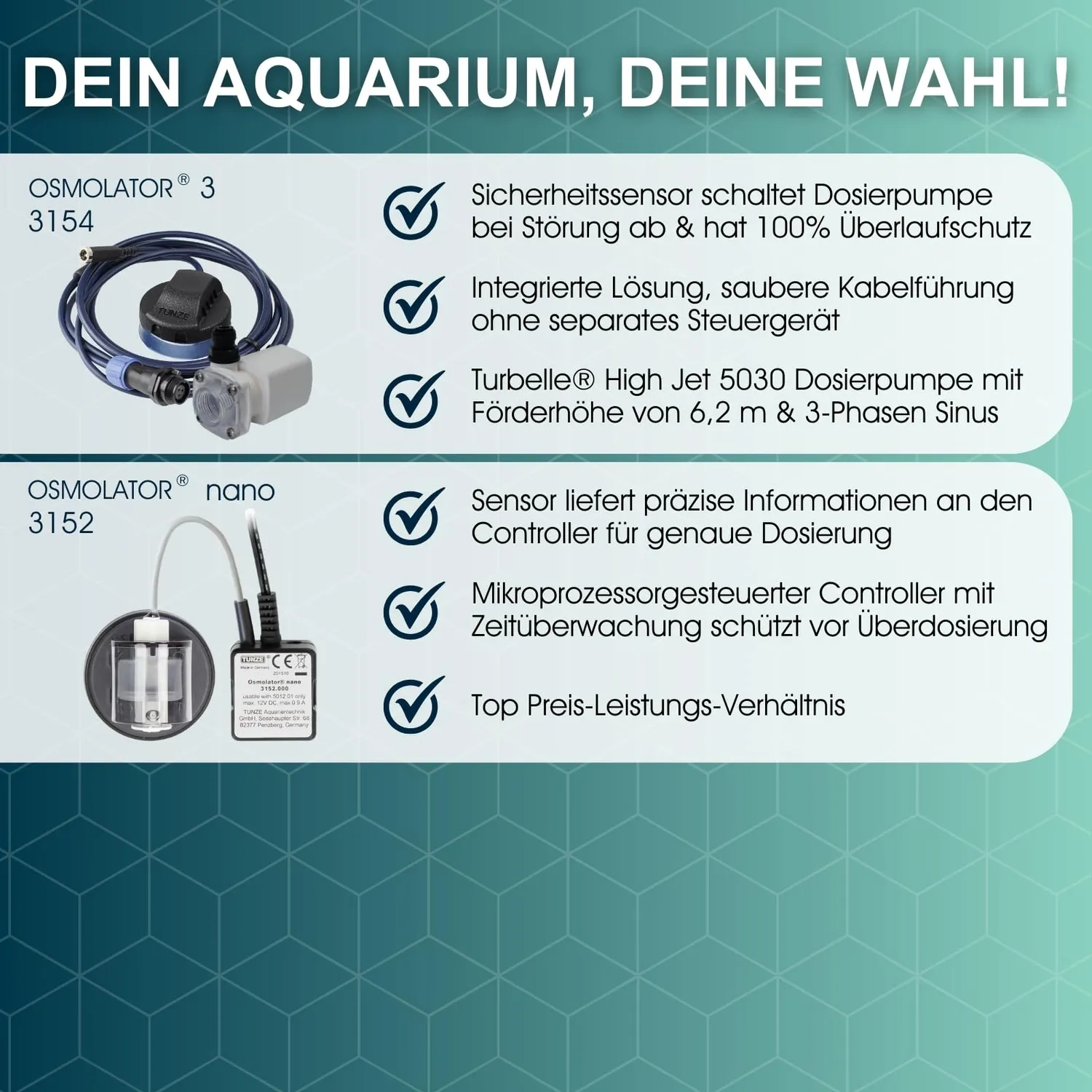 TUNZE Osmolator 3 Universal 3154 Wasserstandsregler