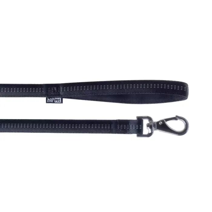 Happet Soft Style Hundeleine XL 120 cm Orange-Schwarz