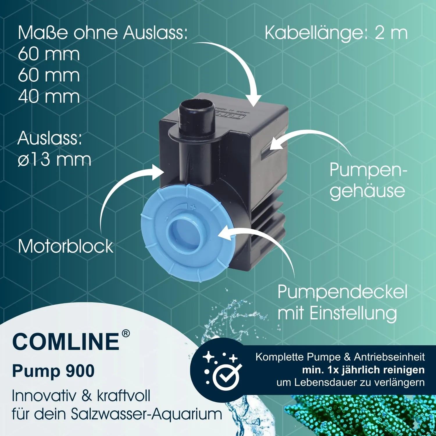 TUNZE Comline 900 Pumpe 250-850 l/h regelbar
