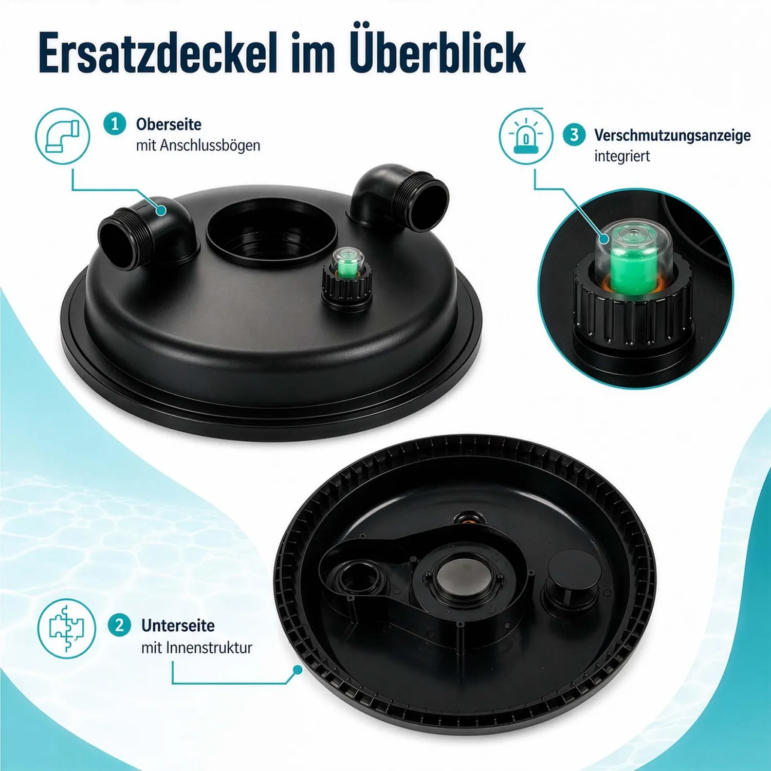 SunSun CPF-280 Deckel Ersatzteil Druckfilter Original