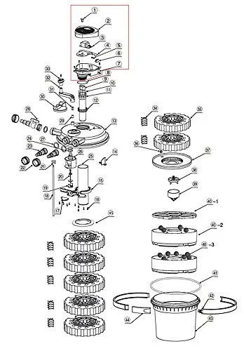 SunSun CPF-15000 Anschlusseinheit Ersatzteil für Druckteichfilter