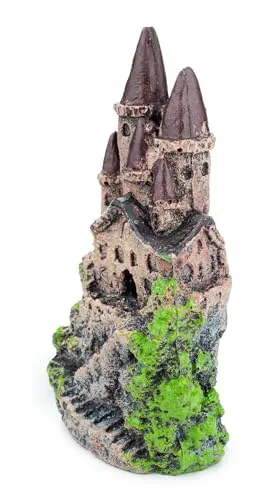 Happet Castle Cave Stone 13 cm Aquariumdeko Burg Höhle