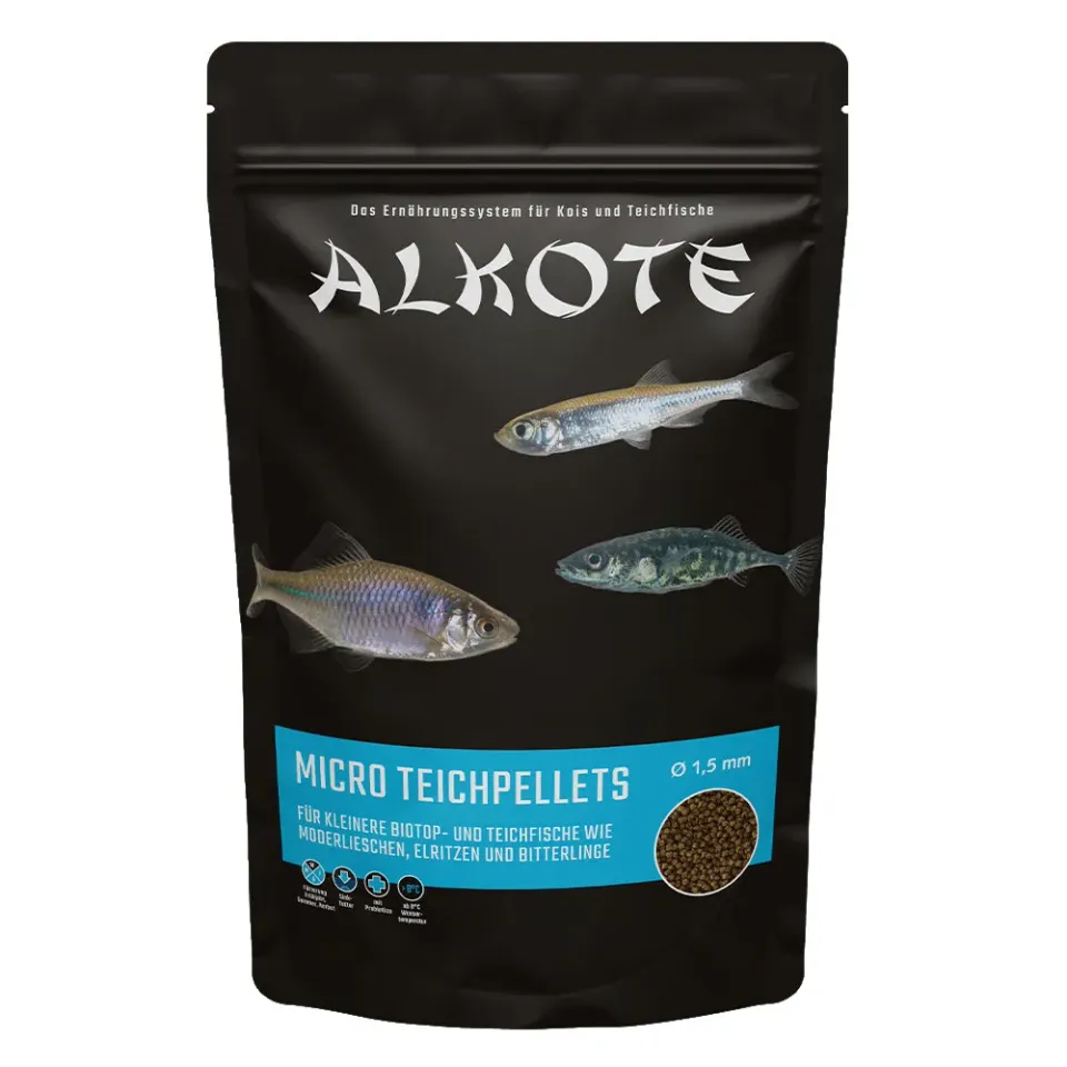 ALKOTE Micro Teichpellets Teichfutter 600 g sinkend