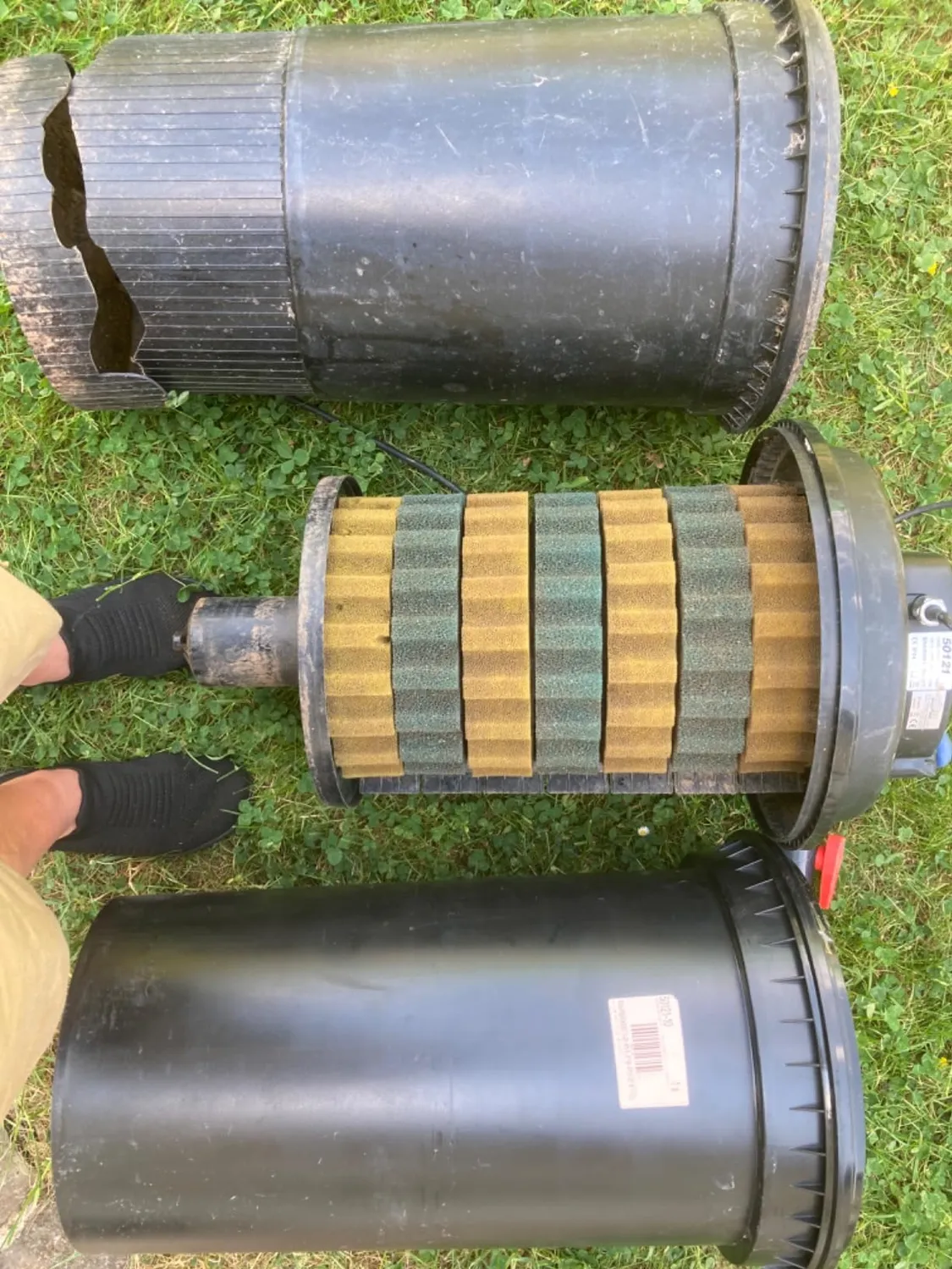 SunSun CPF-15000 Filterbehälter Ersatz geriffelt