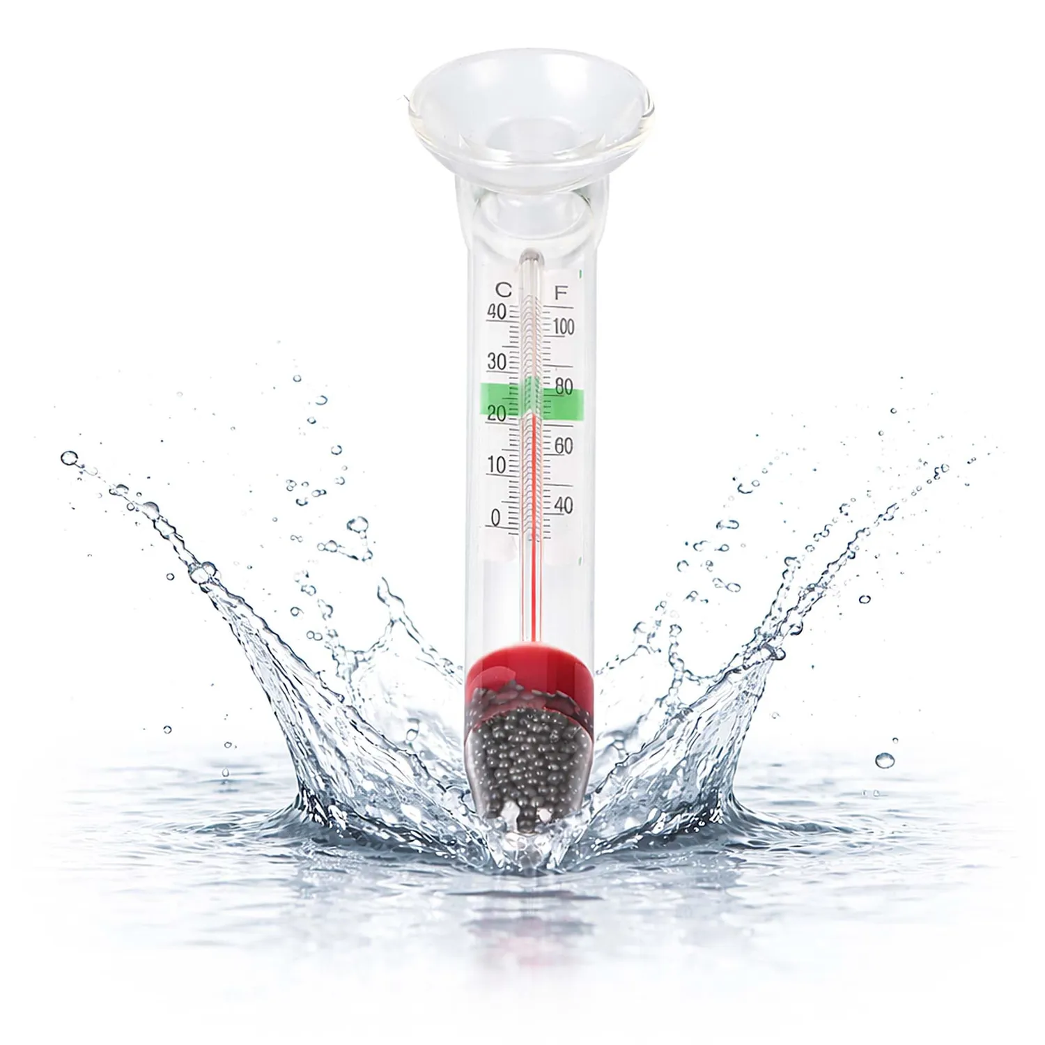 SunSun WDJ-02 Aquarium Thermometer Glas -1 bis 43 °C
