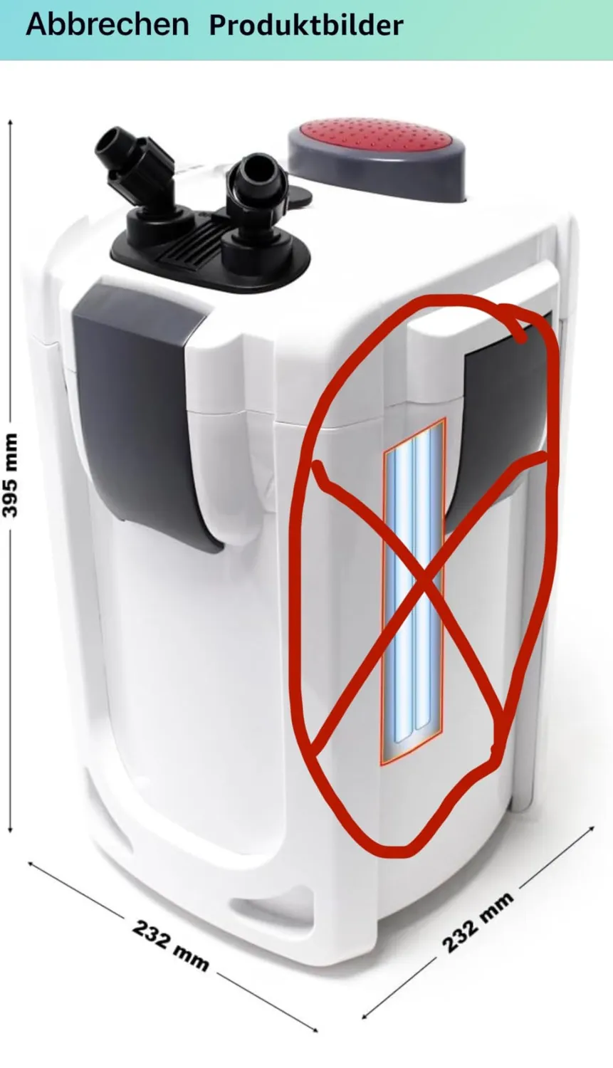 SunSun HW-702B Außenfilter 1000 l/h 9 W UVC