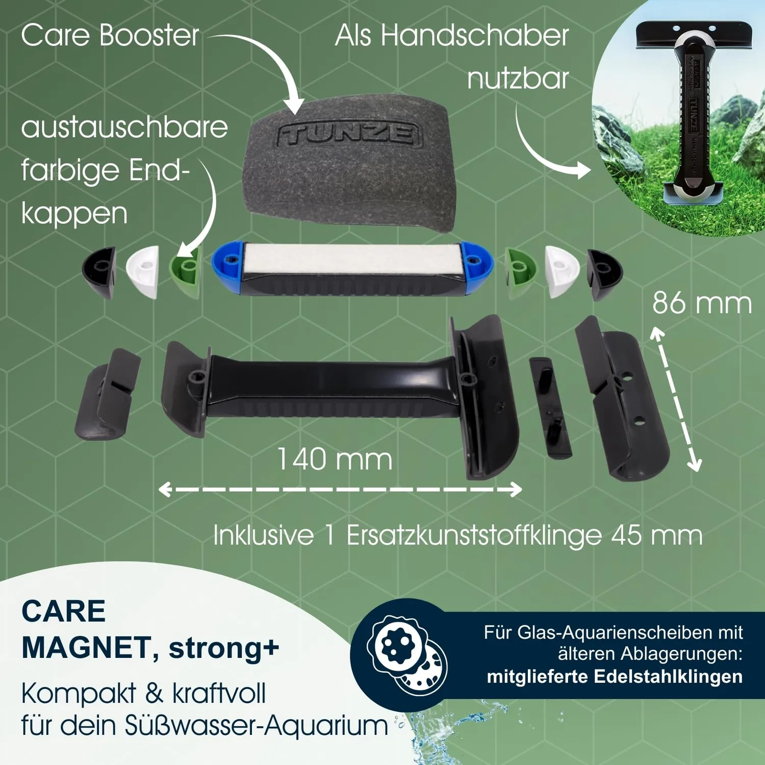Tunze Care Magnet Strong+ Scheibenreiniger 20-25mm Glas