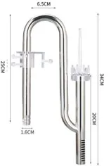 Aqua-Noa 7124 Skimmer Edelstahl 16/22mm Aquarium
