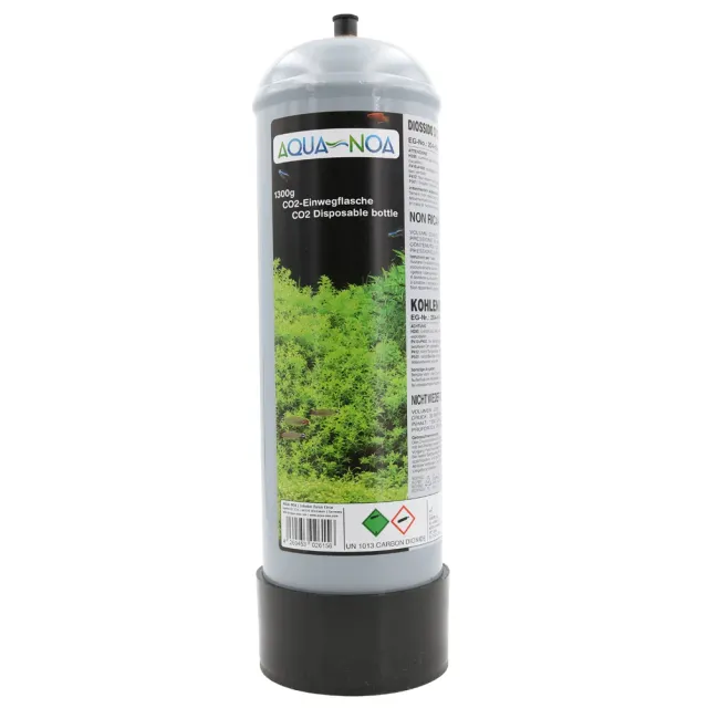Aqua-Noa CO2 Einwegflasche 1300 g mit Standfuß