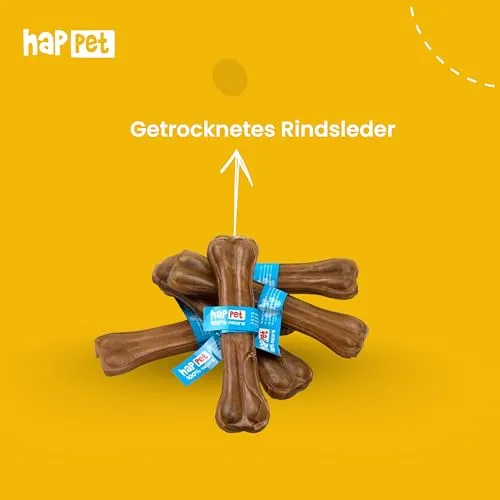Happet Pressknochen Kauknochen 20 cm 5 Stück proteinreich