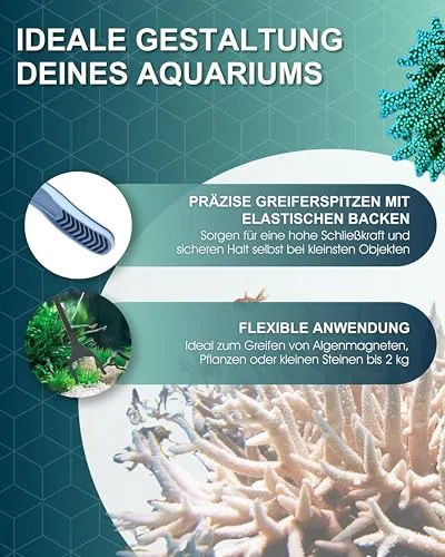 TUNZE Aquarienzange Carbon 86 cm Greifzange 2 kg