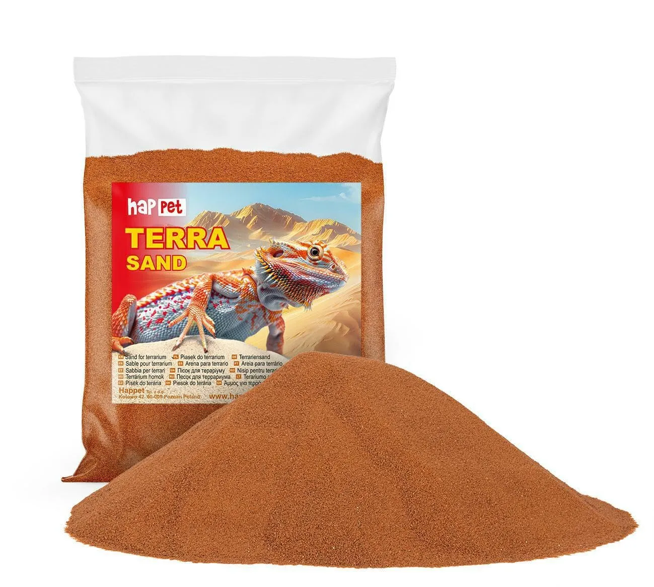 Happet Terrariensand Rot 5 kg 0,8-1,0 mm Wüstensand