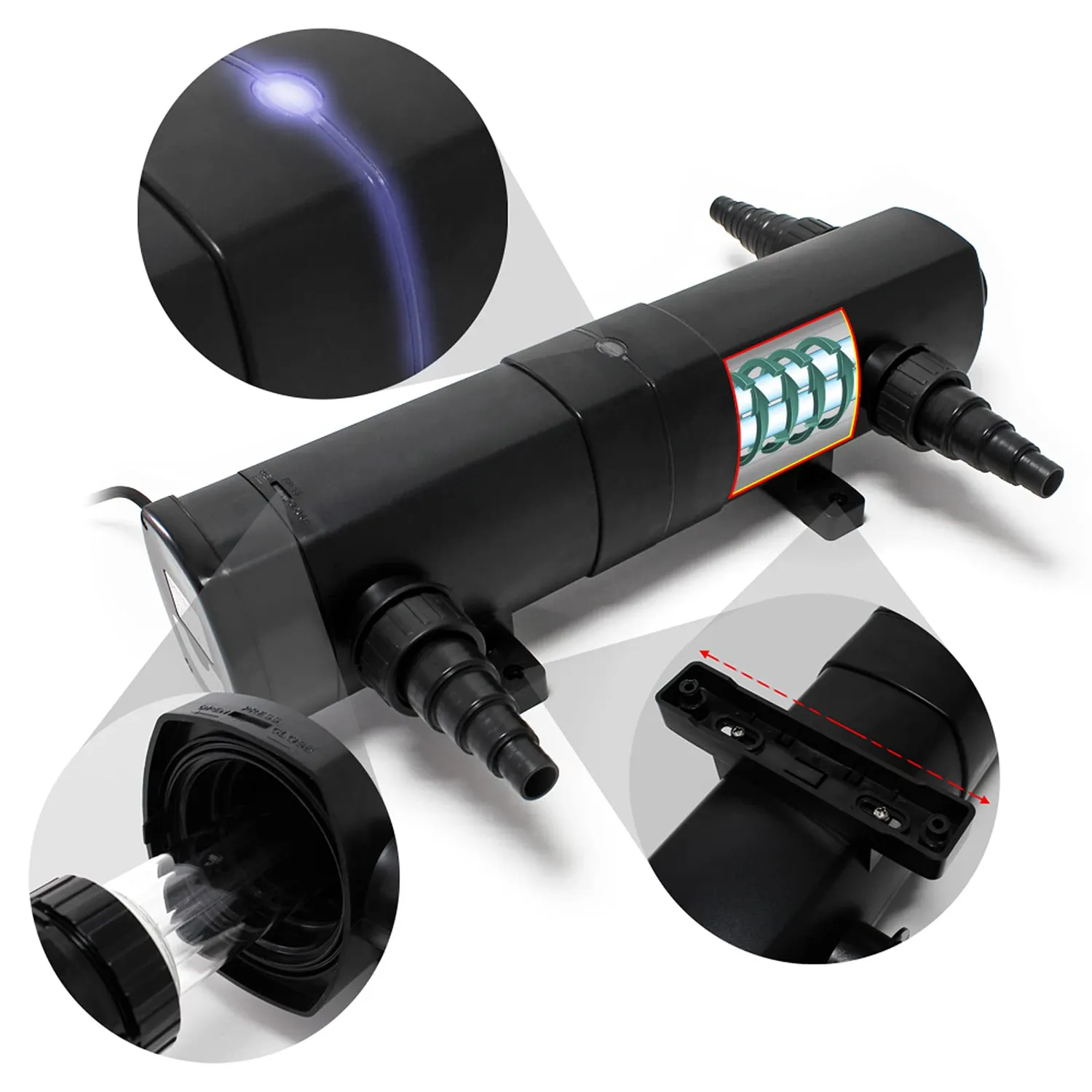 SunSun CBF-350 Teichfilter Komplettset 12000L 3600l/h 24W