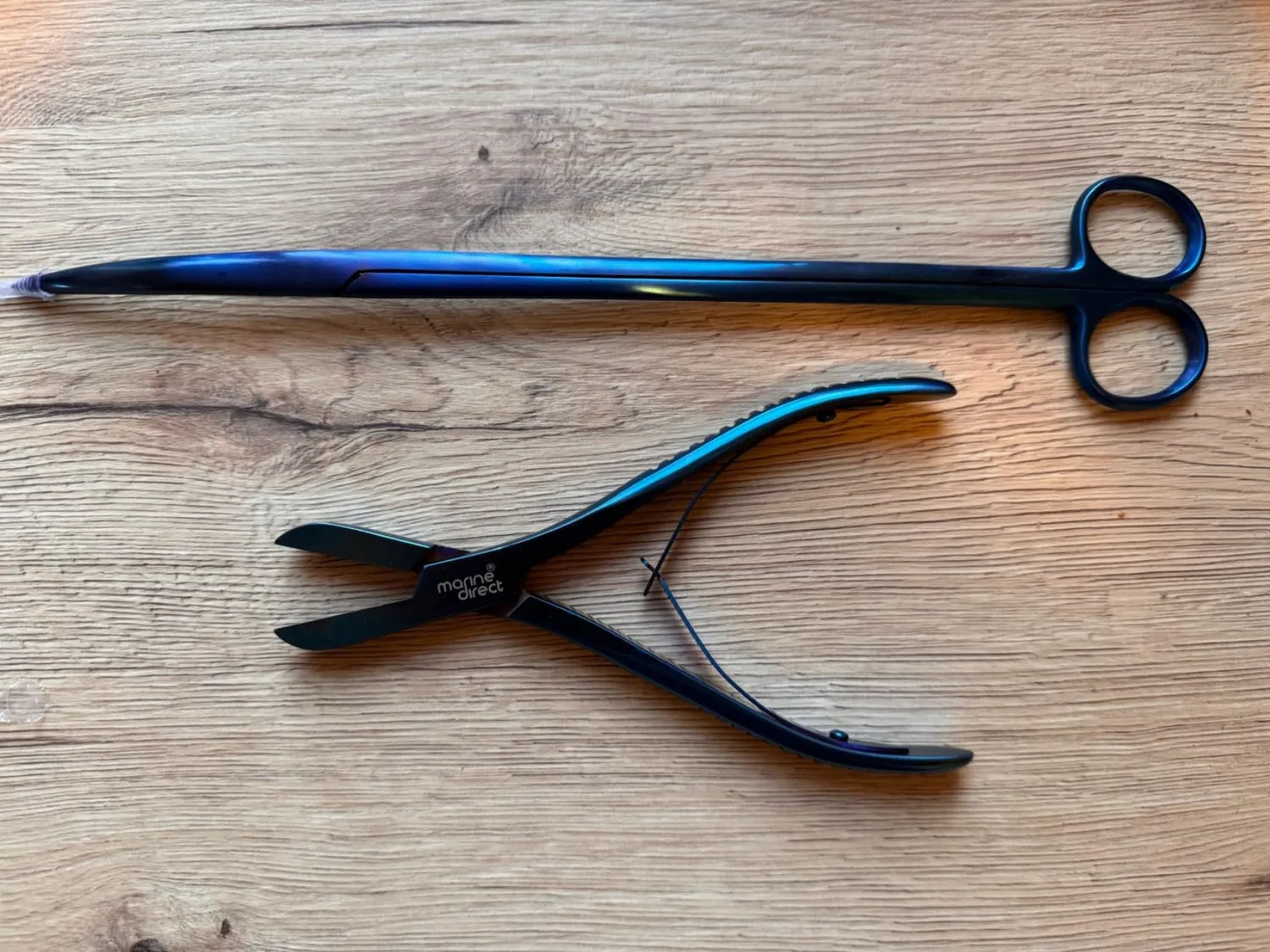 Marine Direct Titanium Schere 30 cm gebogen Korallenschere rostfrei