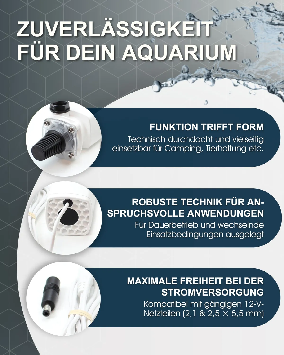 TUNZE Turbelle High Jet 5030 Wasserpumpe DC-Buchse