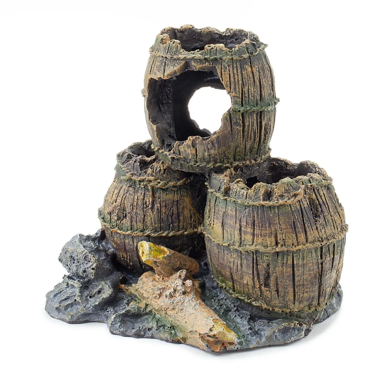 Happet Moos Fass 8,5x6,5x7 cm Aquarium Höhle