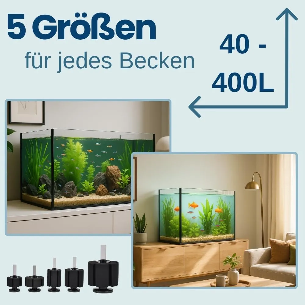 Happet E-Jet Jumbo Schwammfilter Innenfilter 800 L