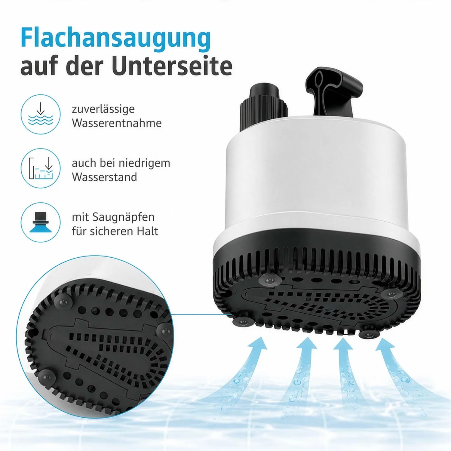 SunSun CHL-2500 Aquariumpumpe 2500 l/h 40W Tauchpumpe