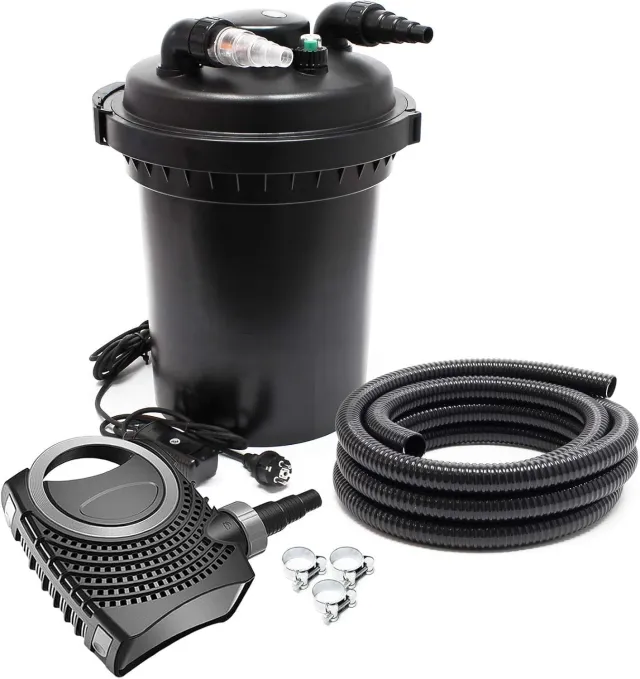 SunSun CPF-380 Druckfilter Set mit NEO3800 Pumpe 11W UVC