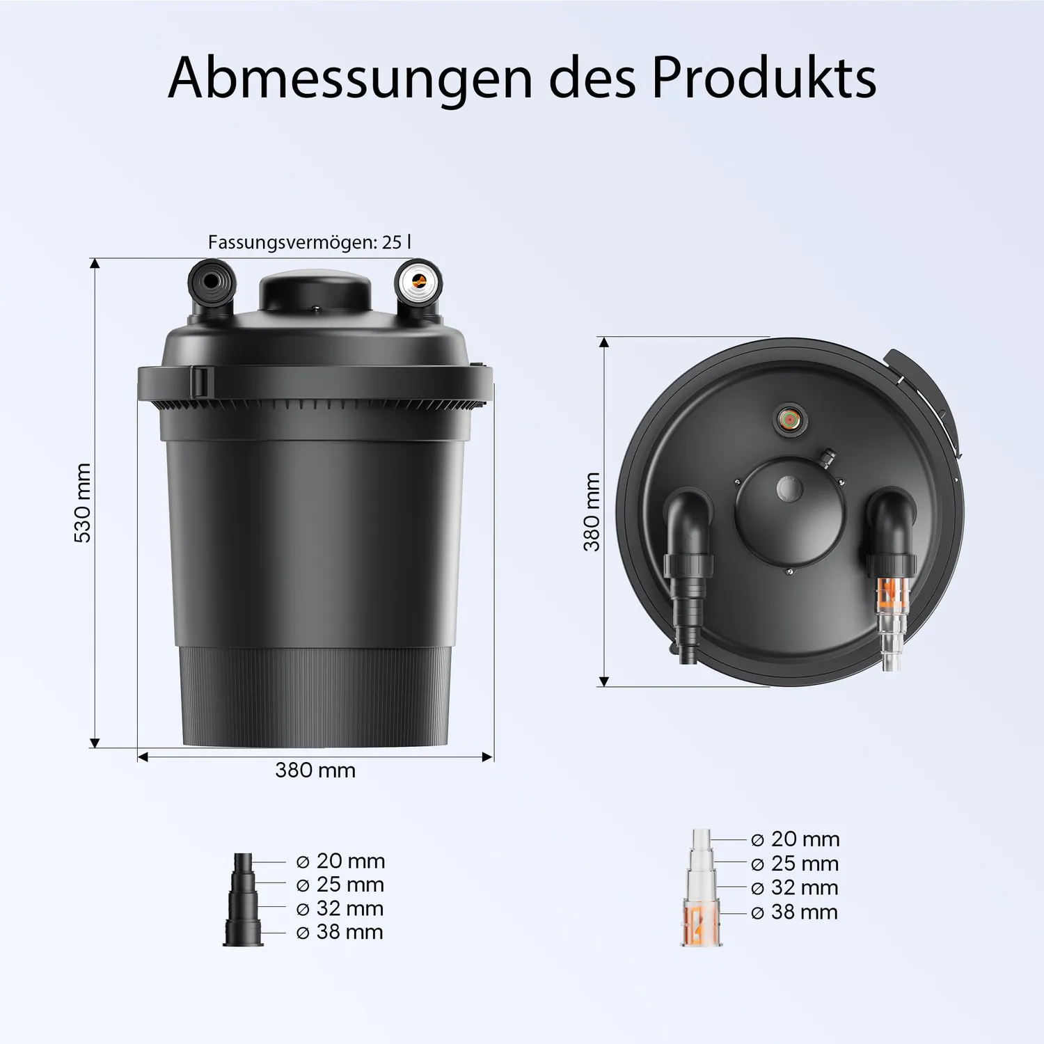 SunSun CPF-380 Druckfilter Set mit NEO3800 Pumpe 11W UVC