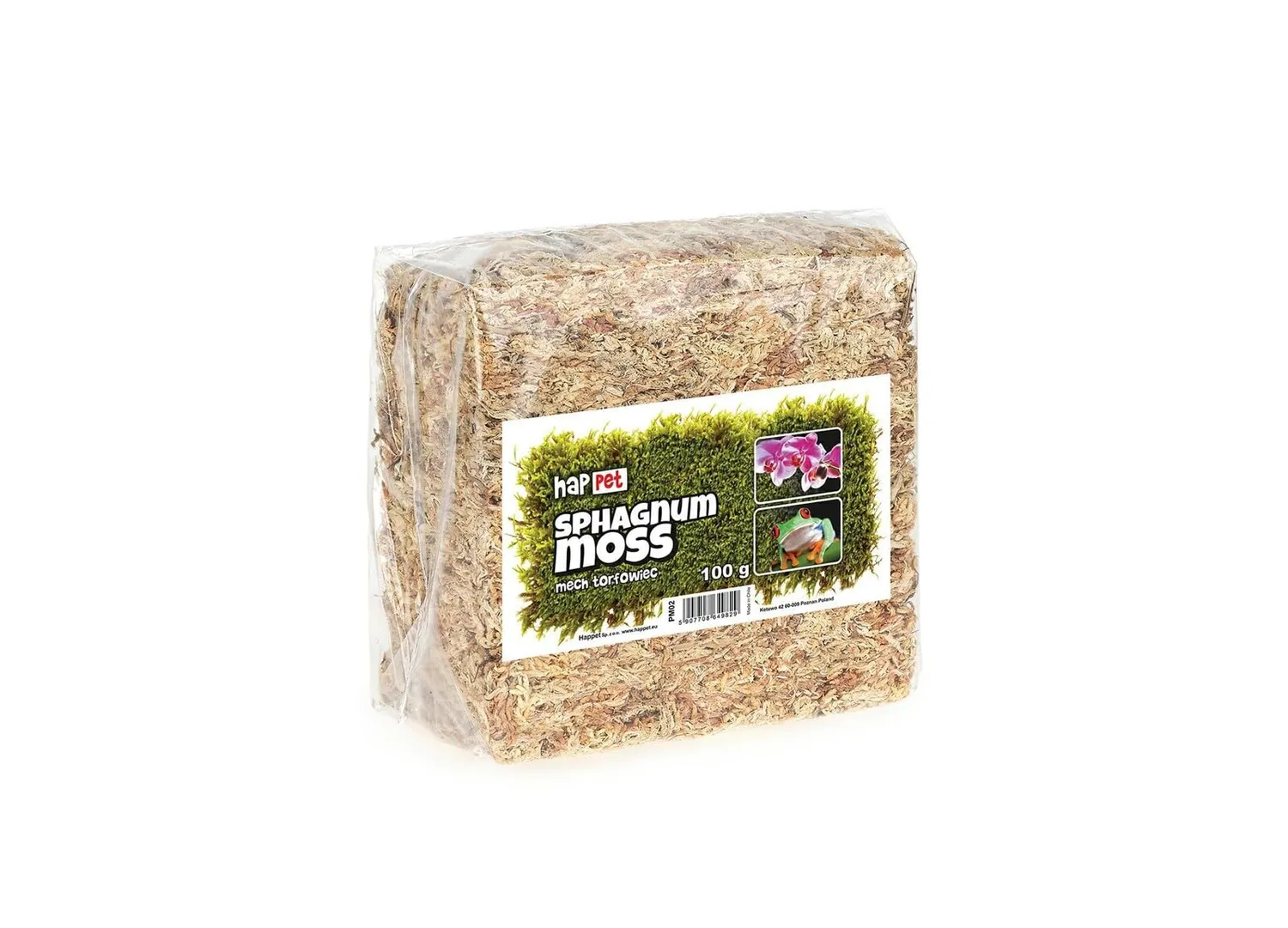 Happet Sphagnum Moos Terrarium Substrat 1 kg feucht