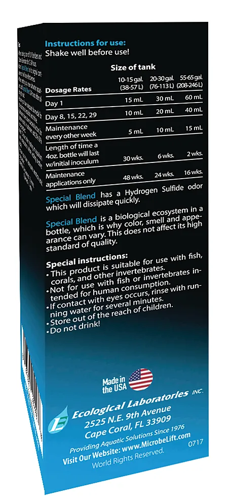 Microbe-Lift Special Blend Aquarium Bakterien Süßwasser