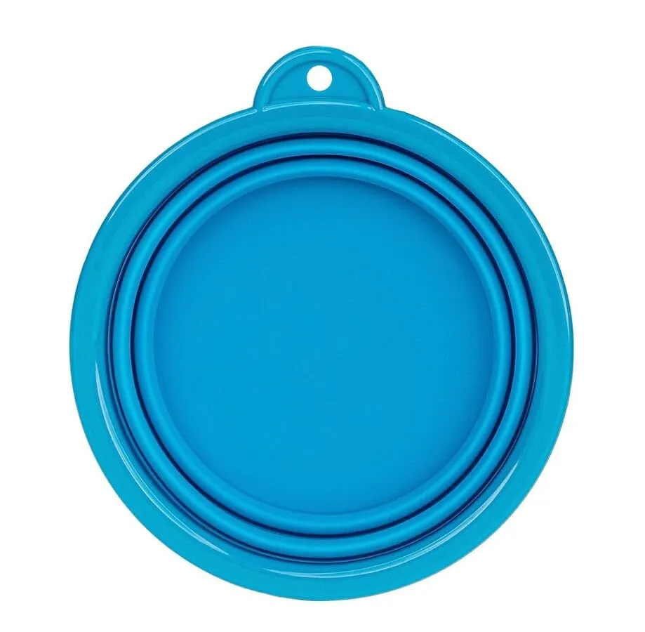 Happet Faltschale Napf blau 0,35 L Silikon
