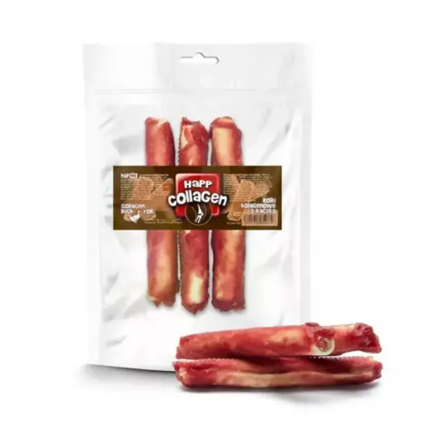 Happet Kollagen-Rollen Ente Hundesnack 3 Stück proteinreich