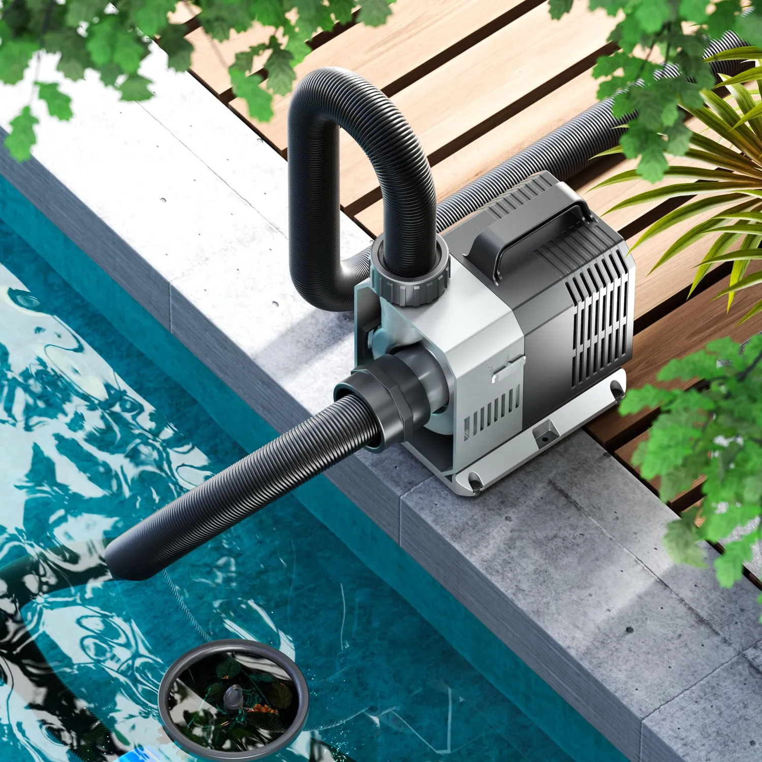 SunSun CTP-16000 SuperECO Teichpumpe 16000 l/h 140 W