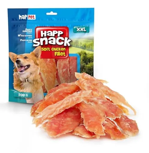 Happet Hähnchen-Jerky Hundesnack 500 g proteinreich