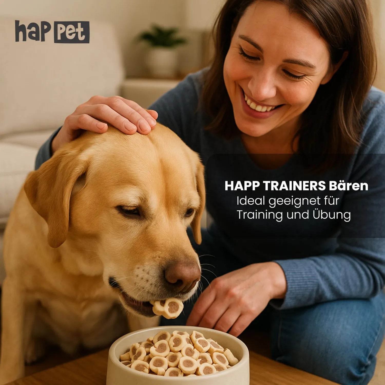 Happet Trainers Bären Hundeleckerli 200g Reis-Lamm