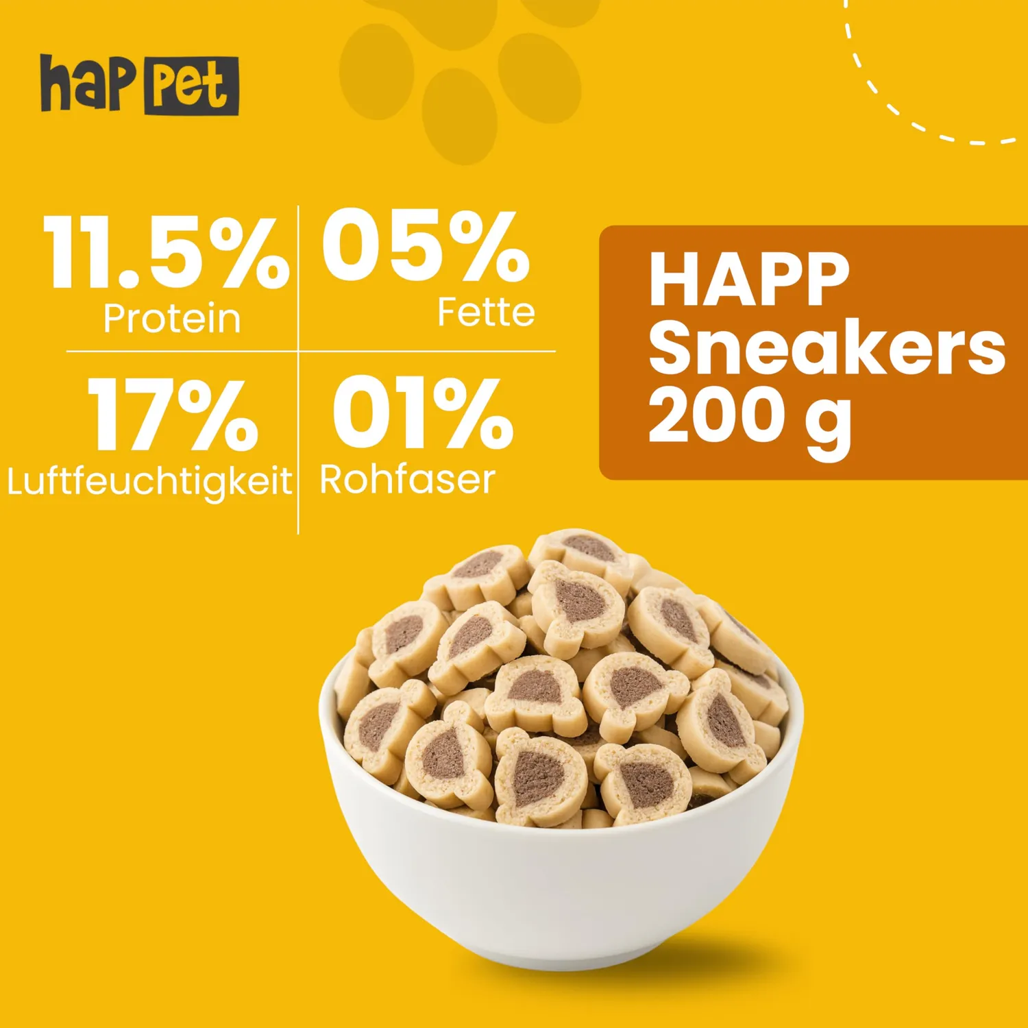 Happet Trainers Bären Hundeleckerli 200g Reis-Lamm
