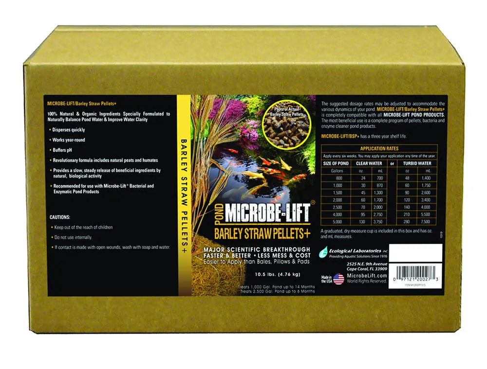 Microbe-Lift Barley Straw Pellets+ Teichpflege Gerstenstroh