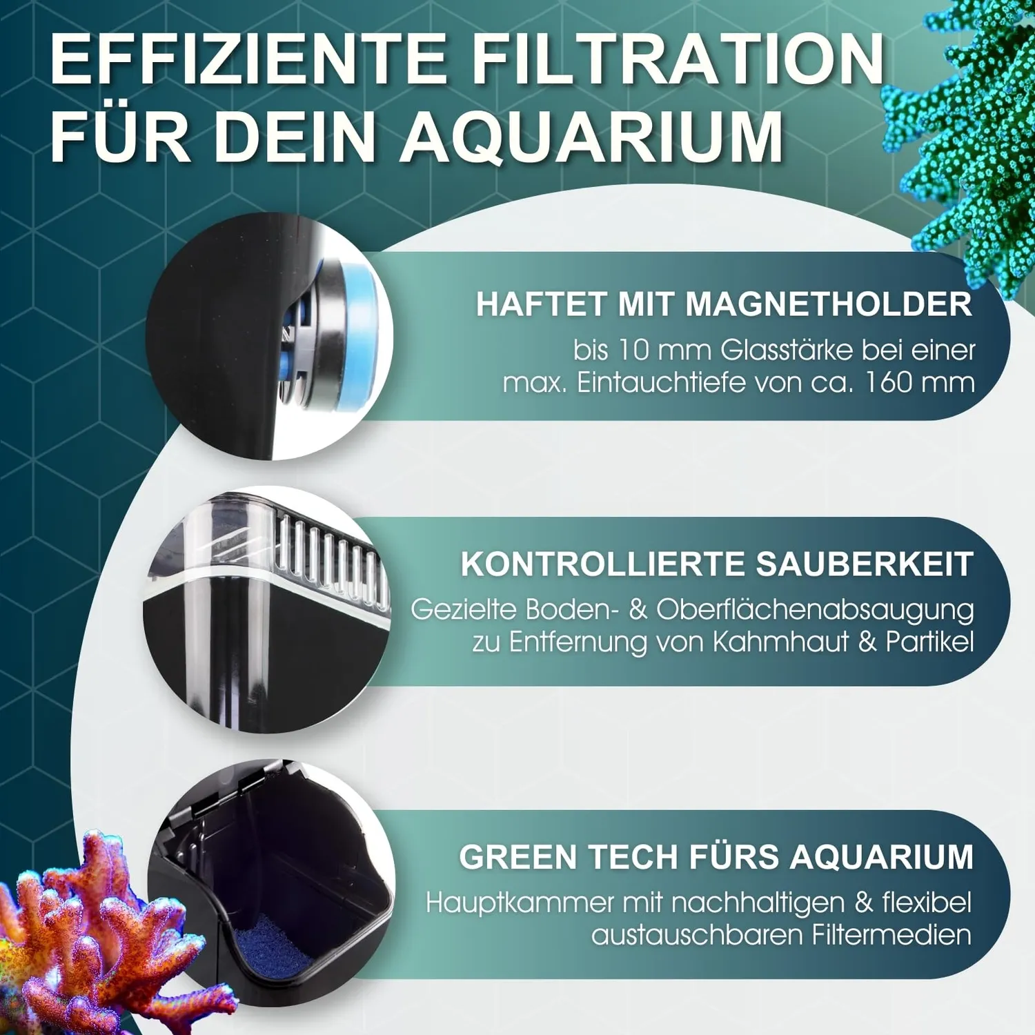 TUNZE Comline Nanofilter 3161 Aquariumfilter 30-100 L