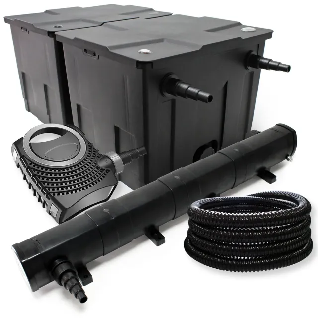 SunSun CBF-350B Teichfilterset 60.000 L mit Pumpe und UVC