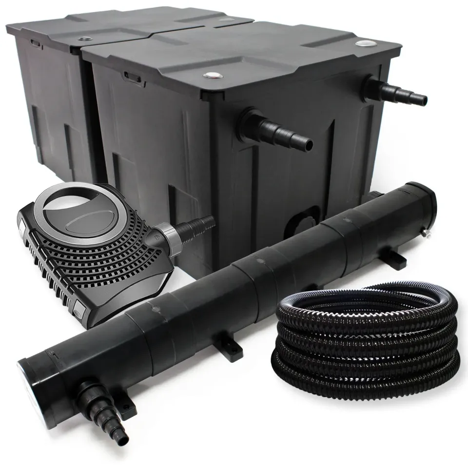 SunSun CBF-350B Teichfilterset 60.000 L mit Pumpe und UVC